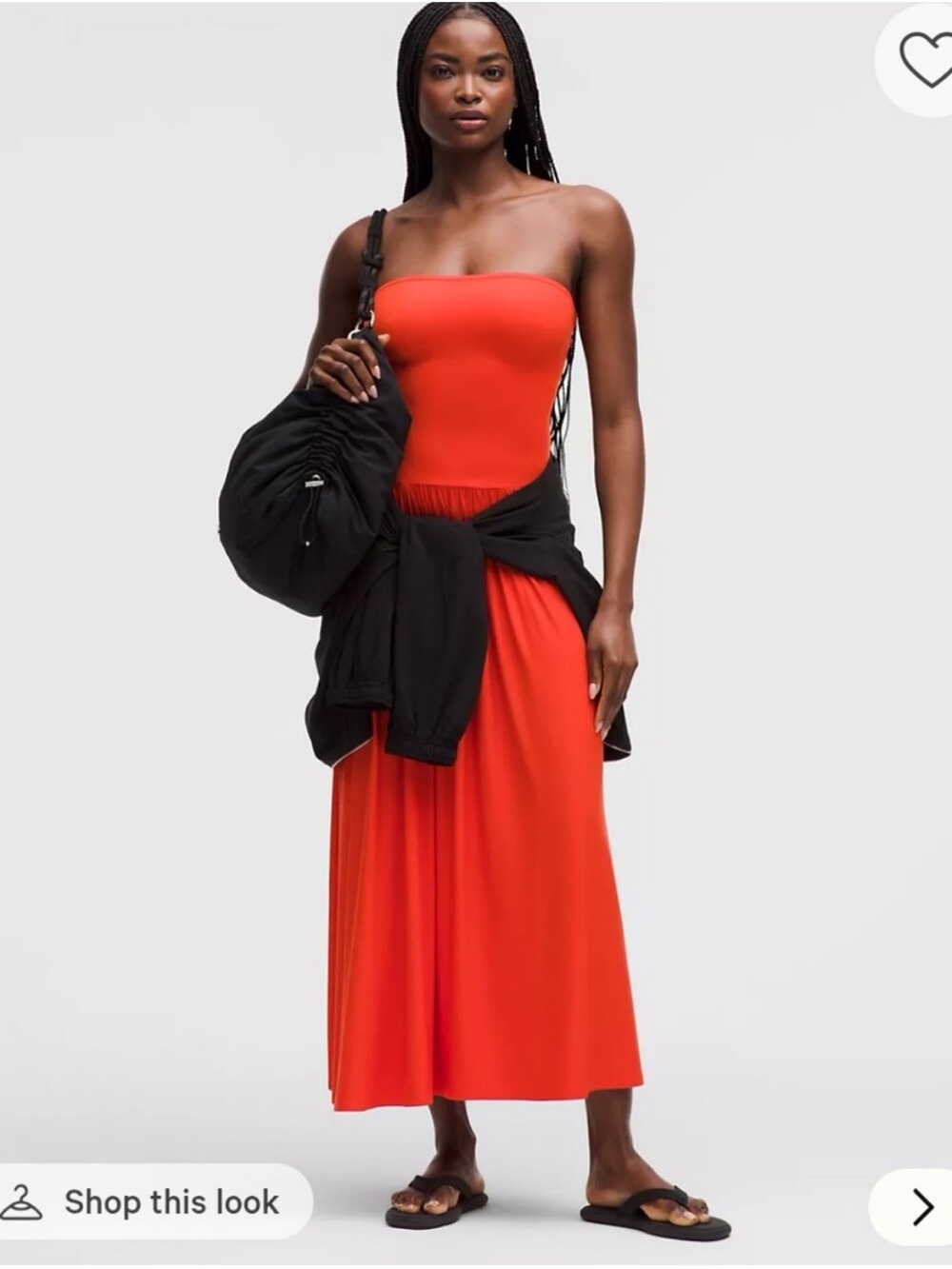 NWT Lululemon 2-in-1 Maxi Dress Skirt Cherry Ember M